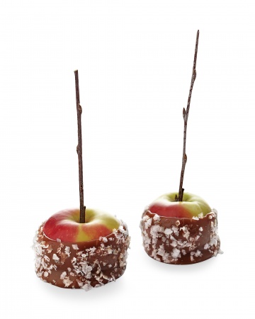 Updated Fall Treat:  Salted Caramel Apples